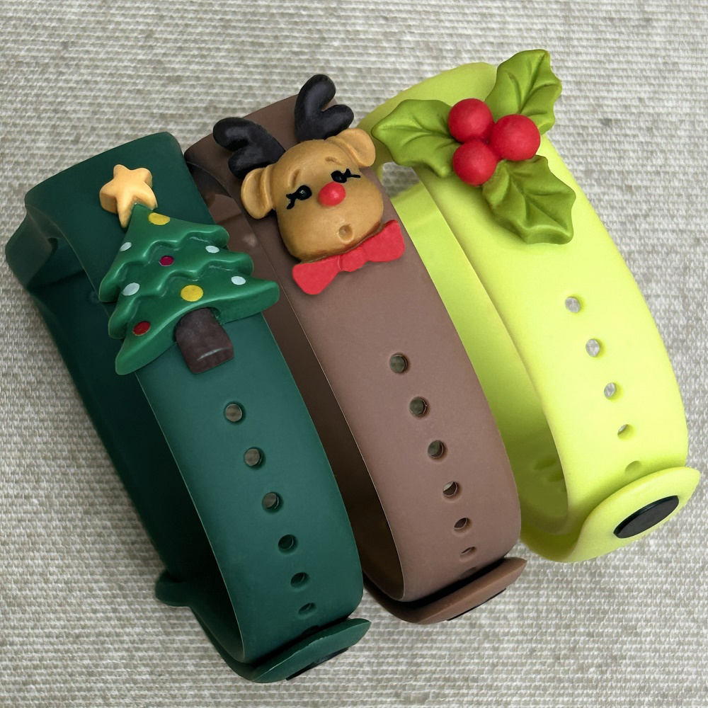 Комплект силіконових ремінців MRK Новорічний Christmas Tree (три ремінці) для Xiaomi Mi Band 3/4 з металевою кнопкою – фото, відгуки, характеристики в інтернет-магазині MoreKitov від продавця: MRK МРК| Купити в Україні: Києві, Харкові, Львові 3 Комплект силіконових ремінців MRK Новорічний Christmas Tree (три ремінці) для Xiaomi Mi Band 3/4 з металевою кнопкою – фото, відгуки, характеристики в інтернет-магазині MoreKitov від продавця: MRK МРК| Купити в Україні: Києві, Харкові, Львові 3