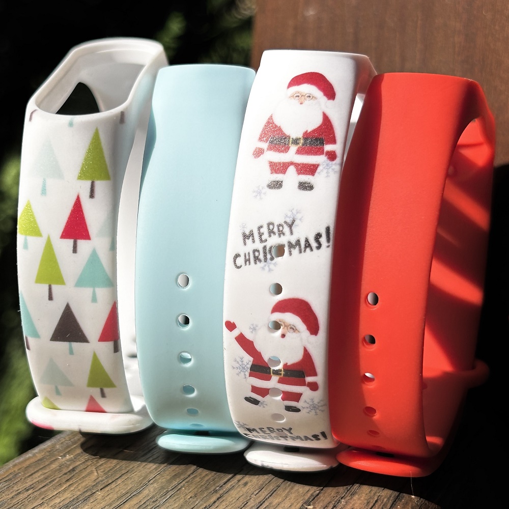 Комплект силіконових ремінців MRK Merry Christmas (4 ремінці) для Xiaomi Mi Band 5/6/7 + 4 металеві кнопки – фото, відгуки, характеристики в інтернет-магазині MoreKitov від продавця: MRK МРК| Купити в Україні: Києві, Харкові, Львові 2 Комплект силіконових ремінців MRK Merry Christmas (4 ремінці) для Xiaomi Mi Band 5/6/7 + 4 металеві кнопки – фото, відгуки, характеристики в інтернет-магазині MoreKitov від продавця: MRK МРК| Купити в Україні: Києві, Харкові, Львові 2