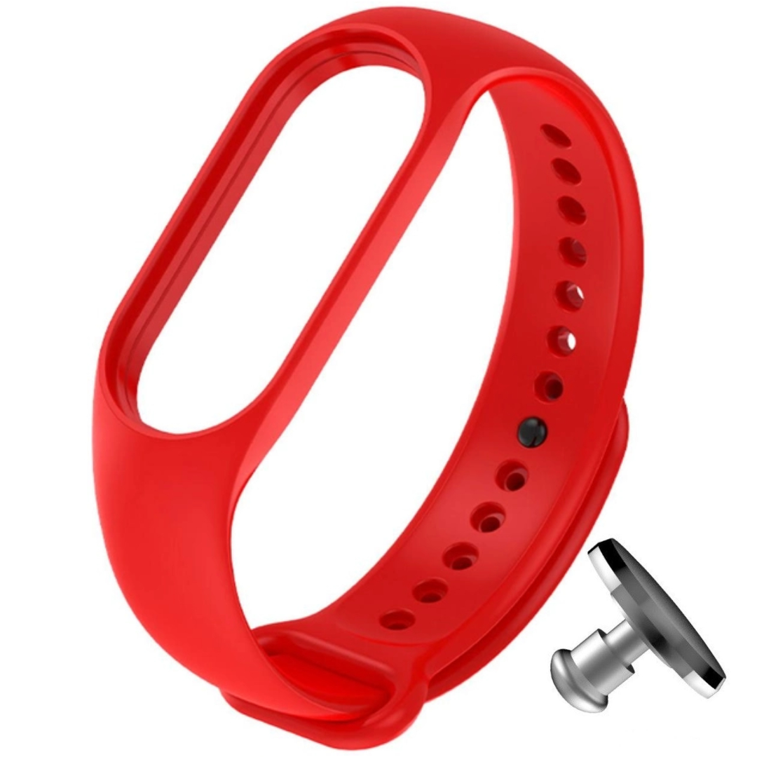 Силіконовий ремінець MRK для фітнес браслета Xiaomi Mi Band 4/3 Яскраво-червоний (3) з металевою кнопкою – фото, відгуки, характеристики в інтернет-магазині MoreKitov від продавця: MRK МРК| Купити в Україні: Києві, Харкові, Львові