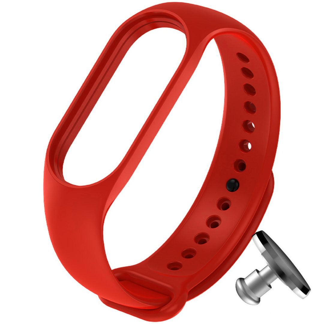 Силіконовий ремінець MRK для фітнес браслета Xiaomi Mi Band 4/3 (2) Red Wine з металевою кнопкою – фото, відгуки, характеристики в інтернет-магазині MoreKitov від продавця: MRK МРК| Купити в Україні: Києві, Харкові, Львові