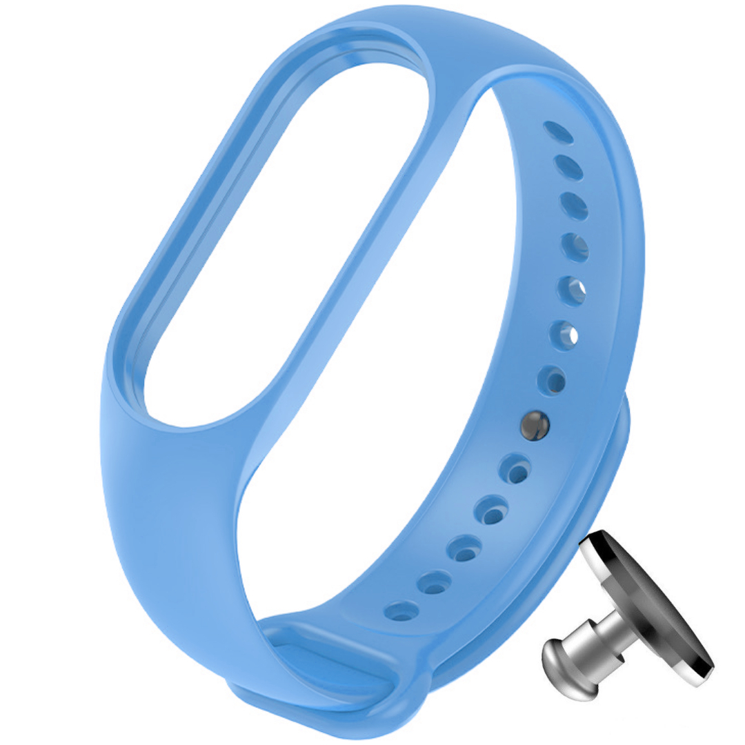 Силіконовий ремінець MRK для фітнес браслета Xiaomi Mi Band 4/3 (11) Powder з металевою кнопкою – фото, відгуки, характеристики в інтернет-магазині MoreKitov від продавця: MRK МРК| Купити в Україні: Києві, Харкові, Львові