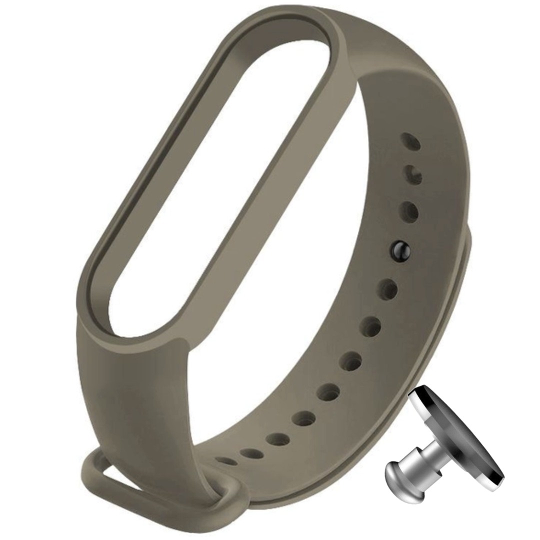 Силіконовий ремінець MRK для фітнес браслета Xiaomi Mi Band 6/5 асфальтовий (24) з металевою кнопкою – фото, відгуки, характеристики в інтернет-магазині MoreKitov від продавця: MRK МРК| Купити в Україні: Києві, Харкові, Львові