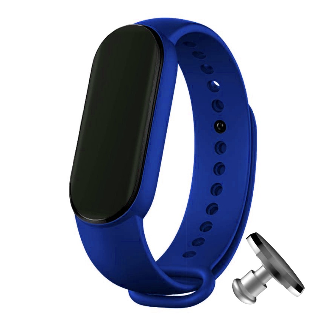 Силіконовий ремінець MRK для фітнес браслета Xiaomi Mi Band 6/5 Royal Blue (33) – фото, відгуки, характеристики в інтернет-магазині MoreKitov від продавця: MRK МРК| Купити в Україні: Києві, Харкові, Львові