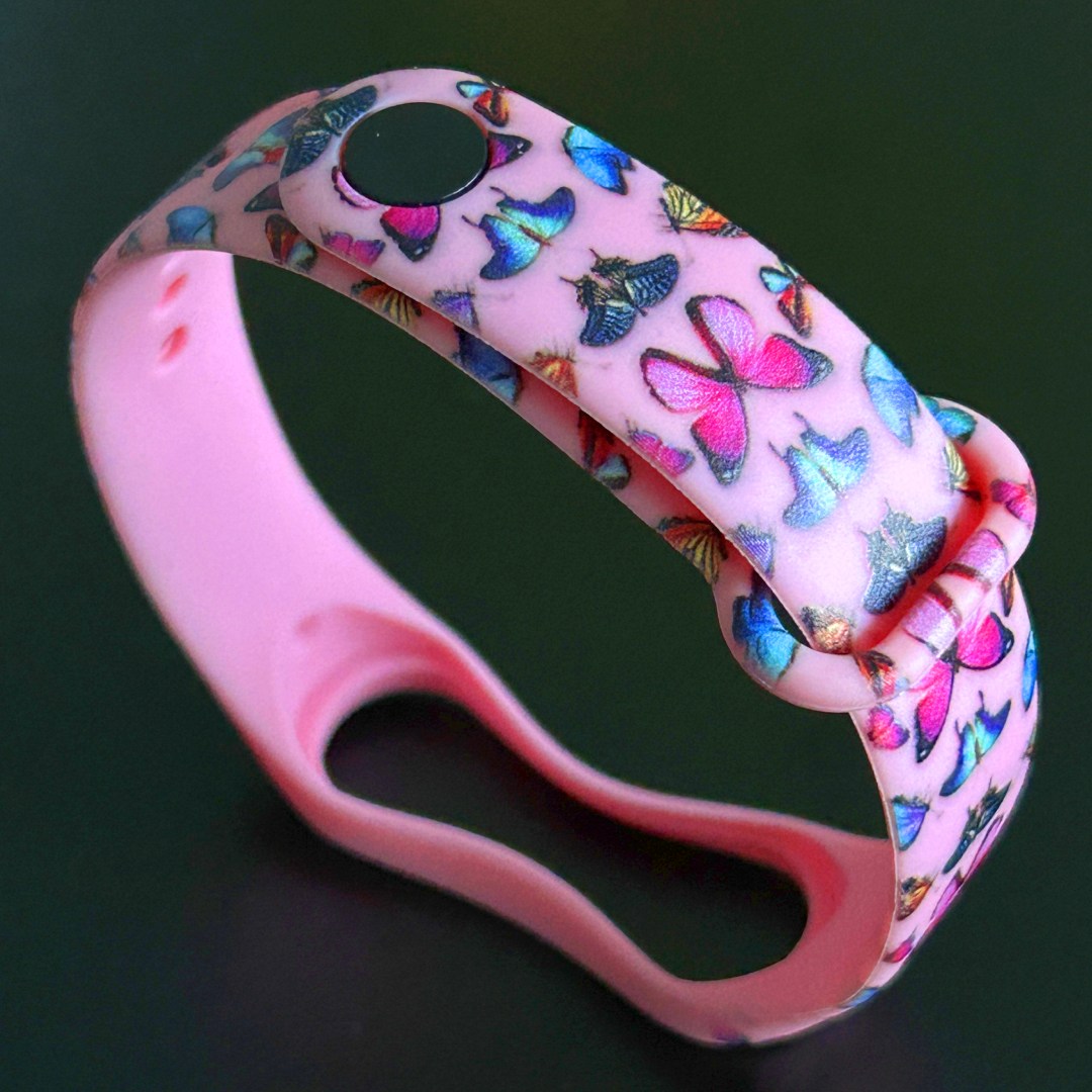 Ремінець силіконовий MRK з дизайнерським принтом Butterfly для фітнес браслета Xiaomi Mi Band 3/4 Рожевий – фото, відгуки, характеристики в інтернет-магазині MoreKitov від продавця: MRK МРК| Купити в Україні: Києві, Харкові, Львові 2 Ремінець силіконовий MRK з дизайнерським принтом Butterfly для фітнес браслета Xiaomi Mi Band 3/4 Рожевий – фото, відгуки, характеристики в інтернет-магазині MoreKitov від продавця: MRK МРК| Купити в Україні: Києві, Харкові, Львові 2