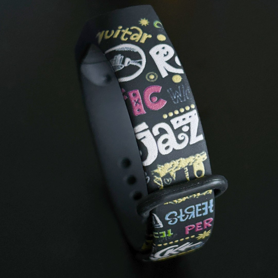 Силіконовий ремінець з дизайнерським принтом Jazz для фітнес браслета Xiaomi Mi Band 3/4 Чорний – фото, відгуки, характеристики в інтернет-магазині MoreKitov від продавця: MRK МРК| Купити в Україні: Києві, Харкові, Львові