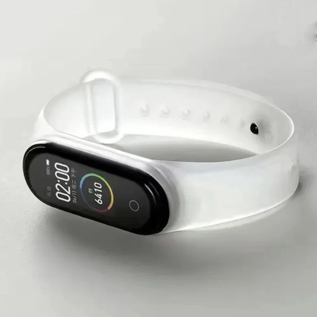 Ремінець силіконовий прозорий матовий для фітнес браслета Xiaomi Mi Band 3/4 Білий – фото, відгуки, характеристики в інтернет-магазині MoreKitov від продавця: MRK МРК| Купити в Україні: Києві, Харкові, Львові