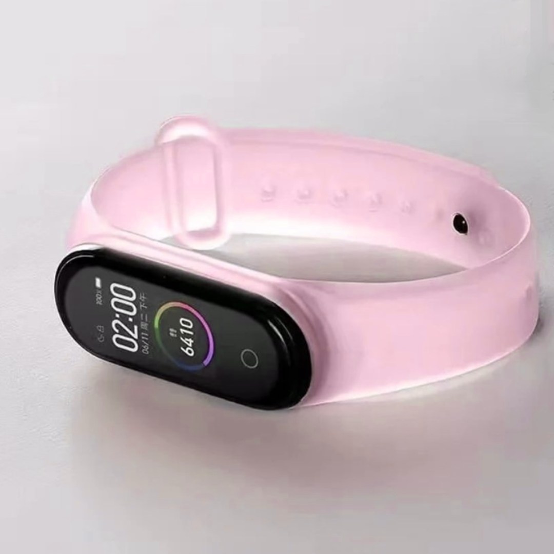 Ремінець силіконовий прозорий матовий для фітнес браслета Xiaomi Mi Band 3/4 Рожевий – фото, відгуки, характеристики в інтернет-магазині MoreKitov від продавця: MRK МРК| Купити в Україні: Києві, Харкові, Львові