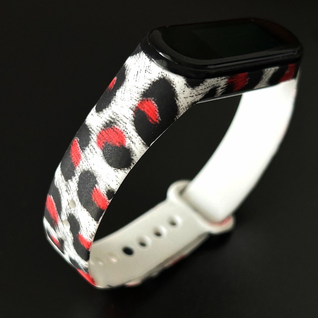 Силіконовий ремінець MRK для фітнес браслета Xiaomi Mi Band 4/3 з малюнком Леопардовий білий з червоним – фото, відгуки, характеристики в інтернет-магазині MoreKitov від продавця: MRK МРК| Купити в Україні: Києві, Харкові, Львові Силіконовий ремінець MRK для фітнес браслета Xiaomi Mi Band 4/3 з малюнком Леопардовий білий з червоним – фото, відгуки, характеристики в інтернет-магазині MoreKitov від продавця: MRK МРК| Купити в Україні: Києві, Харкові, Львові