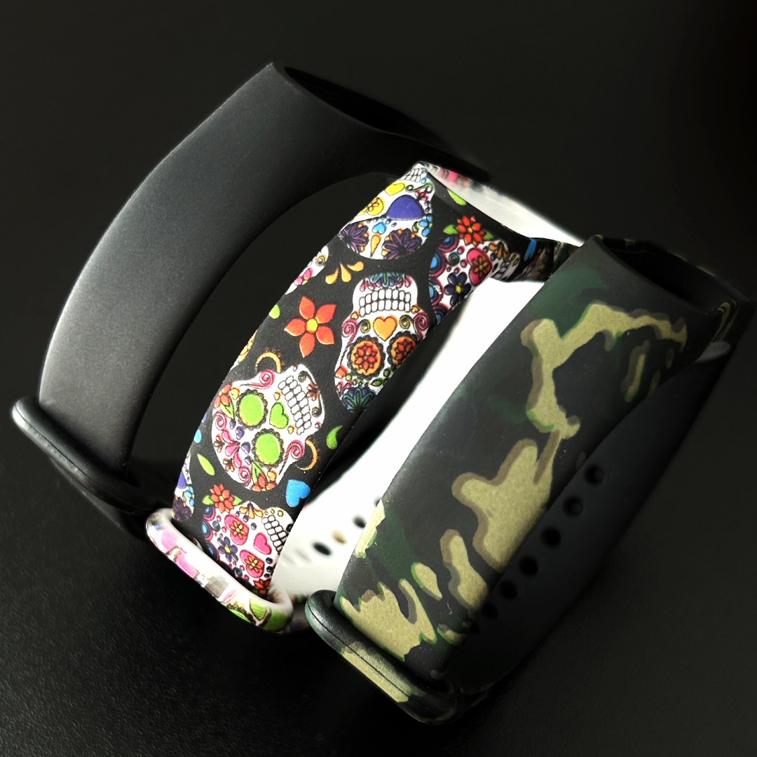 Комплект силіконових ремінців з дизайнерським принтом Camouflage Set 01 для фітнес браслета Xiaomi Mi Band 3/4 три ремінці – фото, відгуки, характеристики в інтернет-магазині MoreKitov від продавця: MRK МРК| Купити в Україні: Києві, Харкові, Львові