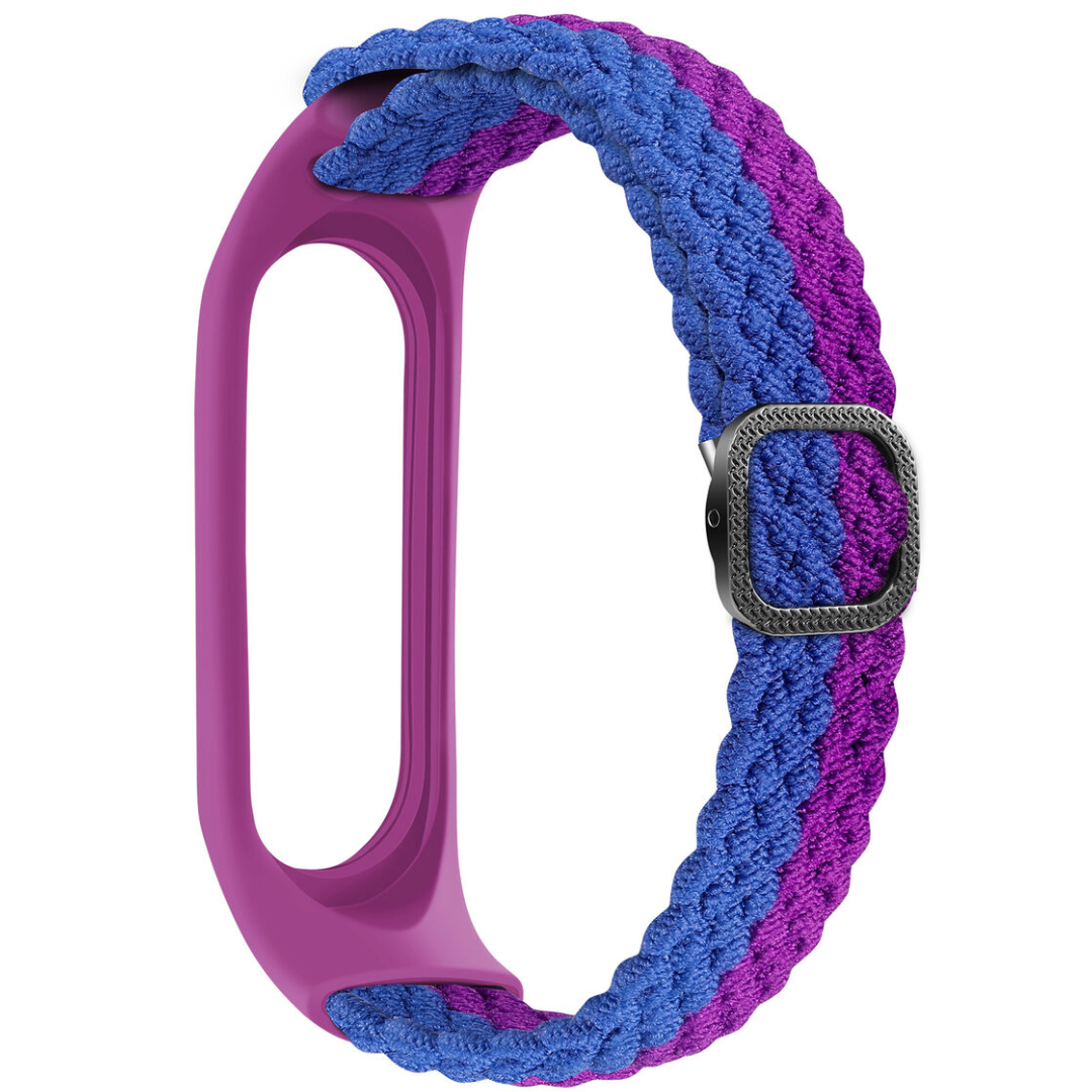 Ремінець нейлоновий MRK для фітнес браслета Xiaomi Mi Band 3 4 5 6 7 Single з металевим регулятором довжини Сливово-Фіолетовий – фото, відгуки, характеристики в інтернет-магазині MoreKitov від продавця: MRK МРК| Купити в Україні: Києві, Харкові, Львові