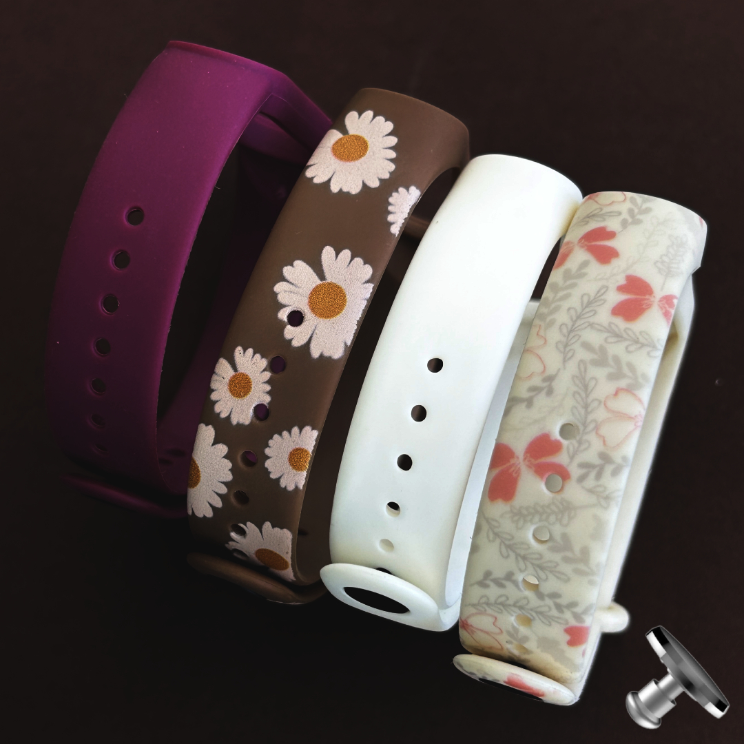 Комплект силіконових ремінців Autumn Flowers для фітнес браслета Xiaomi Mi Band 5/6/7 з металевою кнопкою (чотири ремінці) – фото, відгуки, характеристики в інтернет-магазині MoreKitov від продавця: MRK МРК| Купити в Україні: Києві, Харкові, Львові Комплект силіконових ремінців Autumn Flowers для фітнес браслета Xiaomi Mi Band 5/6/7 з металевою кнопкою (чотири ремінці) – фото, відгуки, характеристики в інтернет-магазині MoreKitov від продавця: MRK МРК| Купити в Україні: Києві, Харкові, Львові