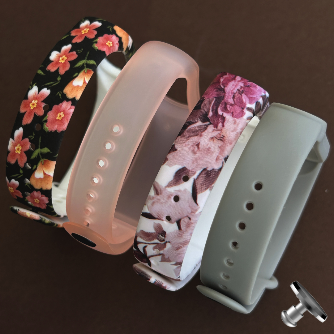 Комплект силіконових ремінців Autumn Flowers Set для фітнес браслета Xiaomi Mi Band 5/6/7 з металевою кнопкою (чотири ремінці) – фото, відгуки, характеристики в інтернет-магазині MoreKitov від продавця: MRK МРК| Купити в Україні: Києві, Харкові, Львові Комплект силіконових ремінців Autumn Flowers Set для фітнес браслета Xiaomi Mi Band 5/6/7 з металевою кнопкою (чотири ремінці) – фото, відгуки, характеристики в інтернет-магазині MoreKitov від продавця: MRK МРК| Купити в Україні: Києві, Харкові, Львові