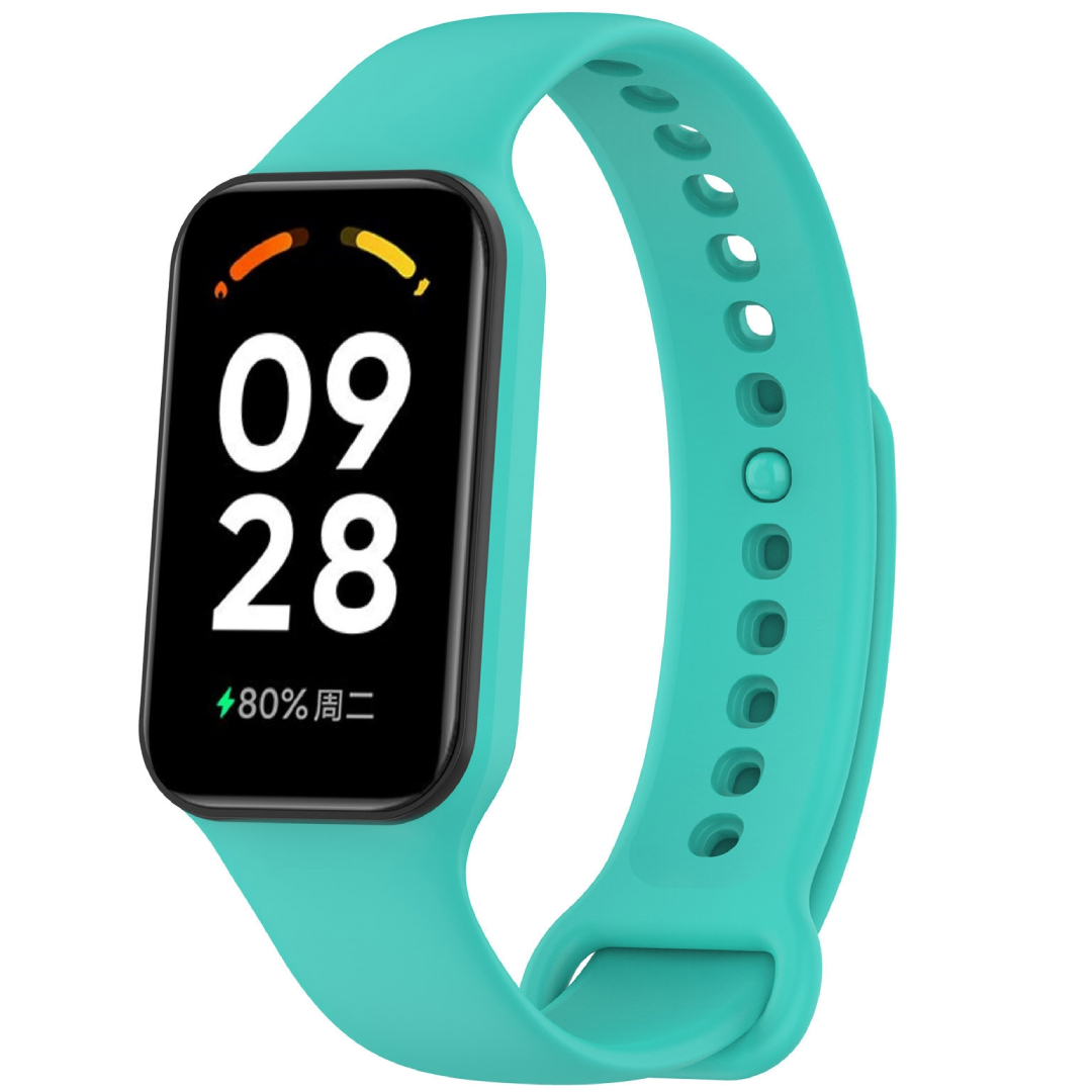 Ремінець силіконовий MRK для Mi Smart Band 8 Active / Redmi Smart Band 2 Бірюзовий – фото, відгуки, характеристики в інтернет-магазині MoreKitov від продавця: MRK МРК| Купити в Україні: Києві, Харкові, Львові