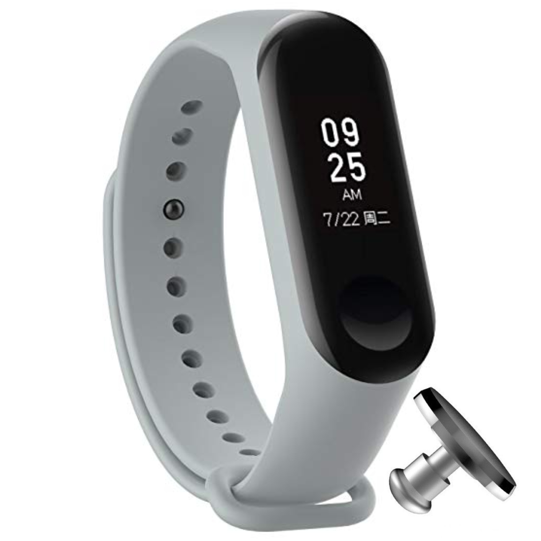 Силіконовий ремінець MRK для фітнес браслета Xiaomi Mi Band 4/3 світло-сірий (26) – фото, відгуки, характеристики в інтернет-магазині MoreKitov від продавця: MRK МРК| Купити в Україні: Києві, Харкові, Львові