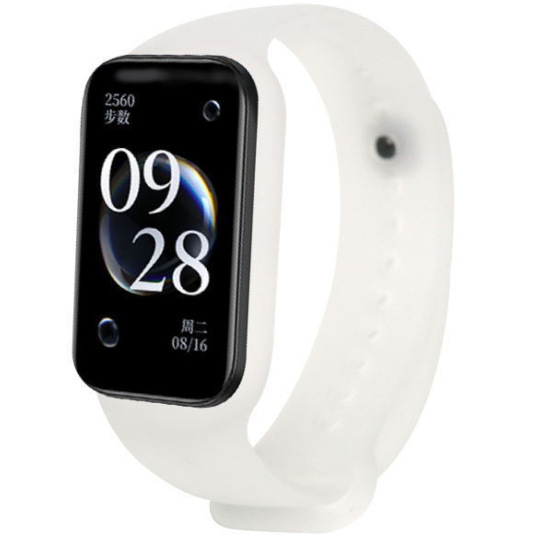 Силіконовий ремінець для Mi Smart Band 8 Active / Redmi Smart Band 2 прозорий матовий Білий – фото, відгуки, характеристики в інтернет-магазині MoreKitov від продавця: MRK МРК| Купити в Україні: Києві, Харкові, Львові