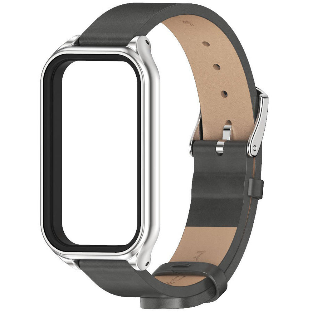 Шкіряний ремінець Mi Jobs з металевою капсулою для Mi Smart Band 8 Active/Redmi Smart Band 2 Gray + Silver – фото, відгуки, характеристики в інтернет-магазині MoreKitov від продавця: MRK МРК| Купити в Україні: Києві, Харкові, Львові