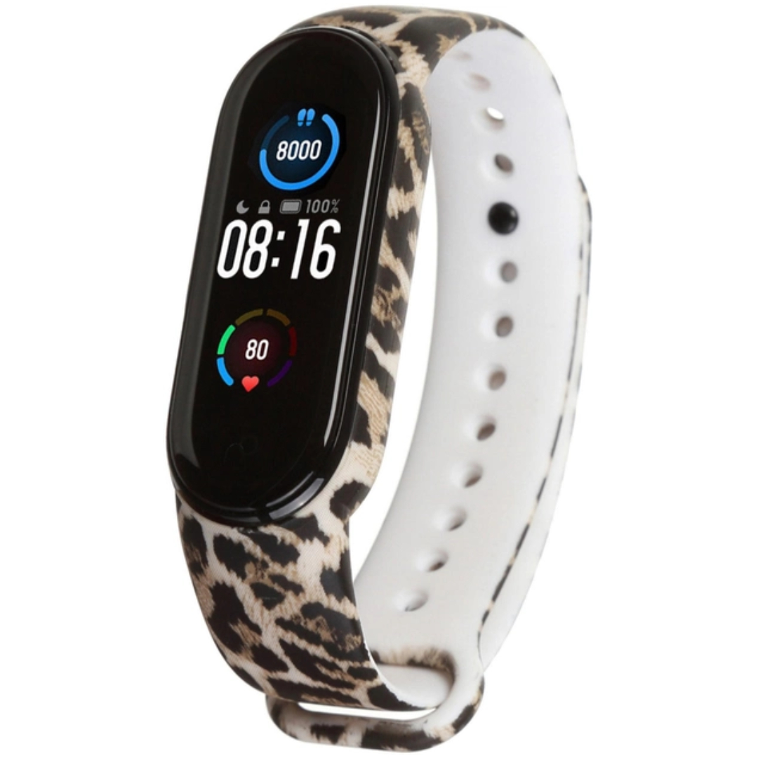 Силіконовий ремінець MRK для фітнес браслета Xiaomi Mi Band 6/5 з малюнком коричневий леопард (17) – фото, відгуки, характеристики в інтернет-магазині MoreKitov від продавця: MRK МРК| Купити в Україні: Києві, Харкові, Львові