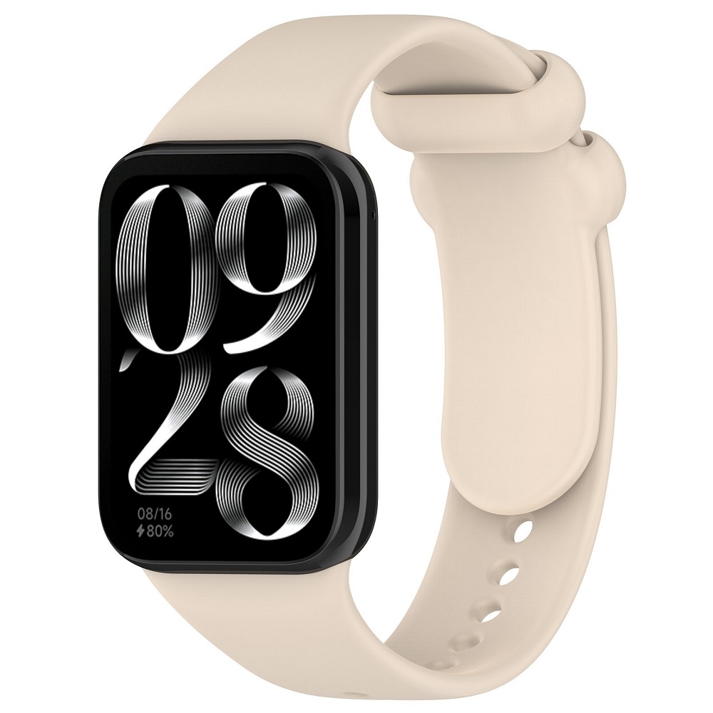 Ремінець силіконовий MRK для Mi Band 8 Pro/Xiaomi Redmi Watch 4 Cream з металевим кріпленням – фото, відгуки, характеристики в інтернет-магазині MoreKitov від продавця: MRK МРК| Купити в Україні: Києві, Харкові, Львові