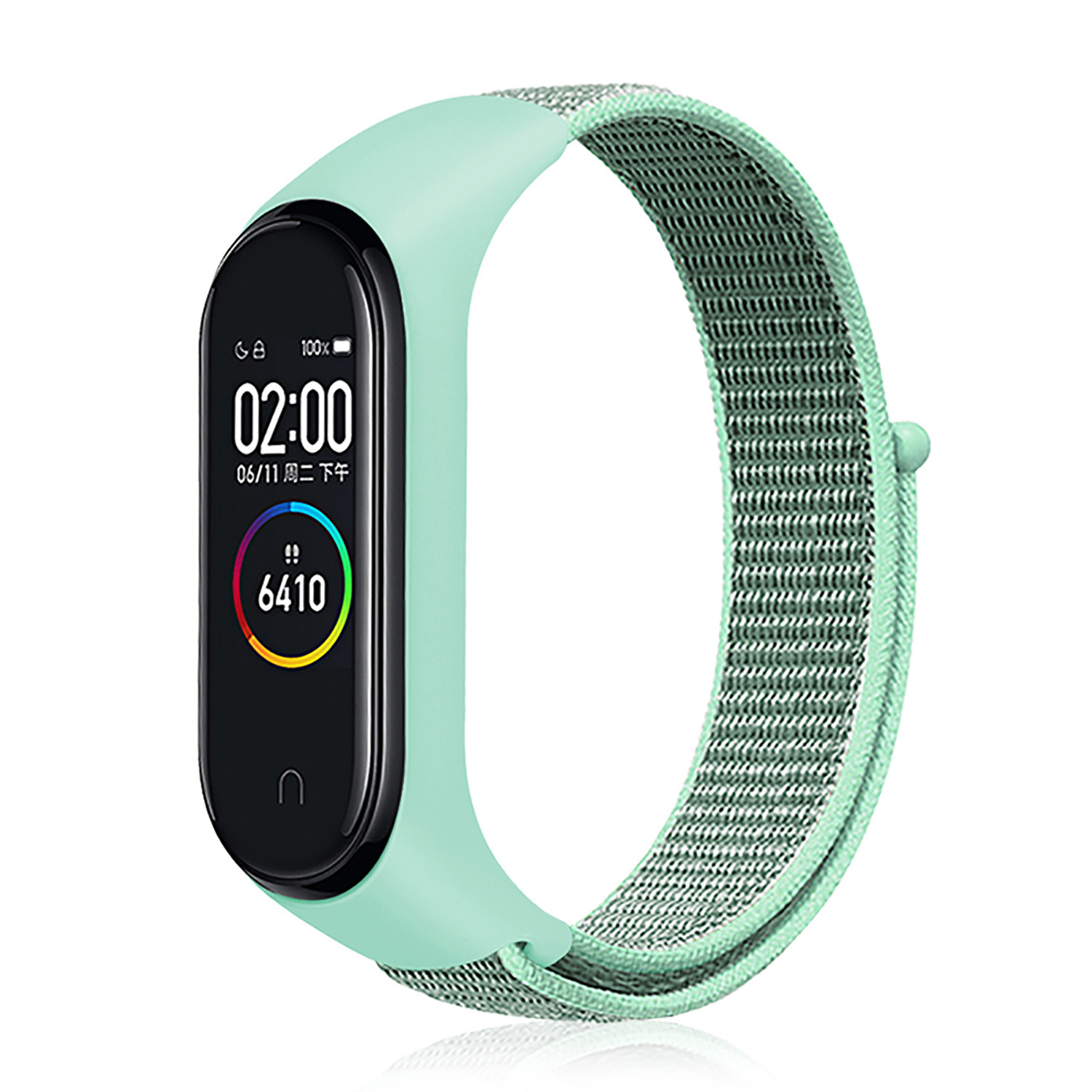 Ремінець нейлоновий MRK для фітнес браслета Xiaomi Mi Band 6/5/4/3 м’ятний – фото, відгуки, характеристики в інтернет-магазині MoreKitov від продавця: MRK МРК| Купити в Україні: Києві, Харкові, Львові