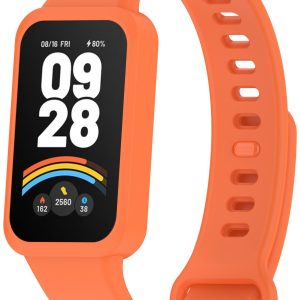 Ремінець силіконовий MRK для фітнес браслета Mi Smart Band 9 Active Orange – фото, відгуки, характеристики в інтернет-магазині MoreKitov від продавця: MRK МРК| Купити в Україні: Києві, Харкові, Львові