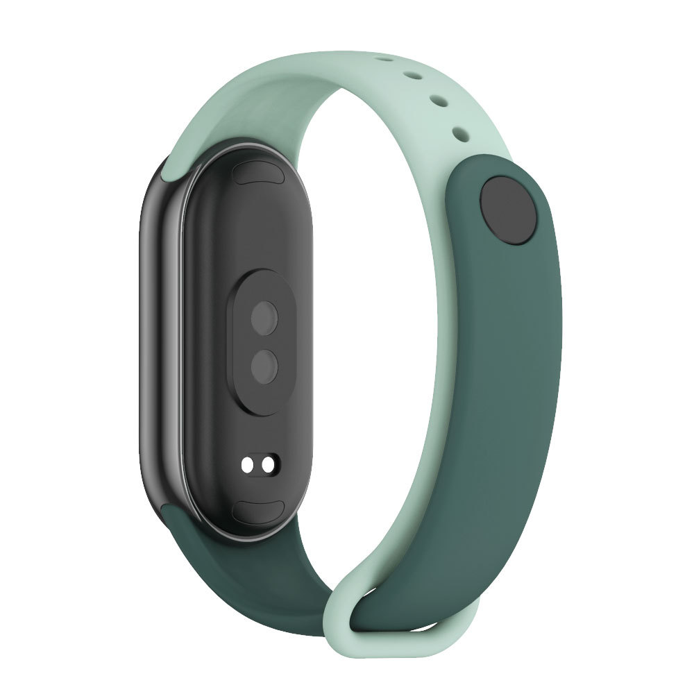 Силіконовий ремінець MiJobs Duo Color для фітнесу браслета Xiaomi Mi Band 8/9 з металевим кріпленням М’ятний+темно-зелений + металева кнопка – фото, відгуки, характеристики в інтернет-магазині MoreKitov від продавця: MRK МРК| Купити в Україні: Києві, Харкові, Львові 2 Силіконовий ремінець MiJobs Duo Color для фітнесу браслета Xiaomi Mi Band 8/9 з металевим кріпленням М’ятний+темно-зелений + металева кнопка – фото, відгуки, характеристики в інтернет-магазині MoreKitov від продавця: MRK МРК| Купити в Україні: Києві, Харкові, Львові 2