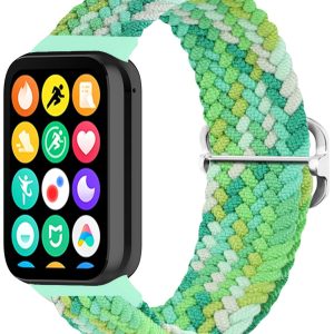Тканинний ремінець MRK Braided Loop для фітнес браслета Mi Smart Band 8 Pro/9Pro/ Xiaomi Redmi Watch 4/5 з металевим регулятором довжини Green Melange – фото, відгуки, характеристики в інтернет-магазині MoreKitov від продавця: MRK МРК| Купити в Україні: Києві, Харкові, Львові