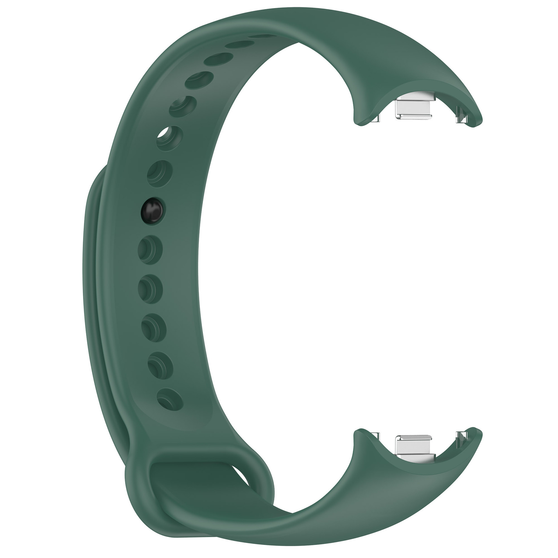 Силіконовий ремінець Original Design MiJobs для фітнес браслета Xiaomi Mi Band 8/9/10 Темно-зелений (22) з металевим кріпленням 2 Силіконовий ремінець Original Design MiJobs для фітнес браслета Xiaomi Mi Band 8/9/10 Темно-зелений (22) з металевим кріпленням 2