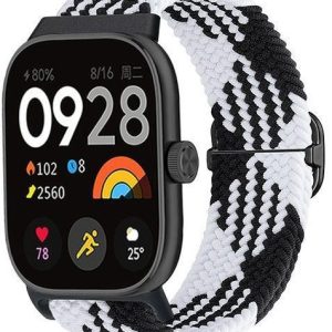 Тканинний ремінець MRK Braided Loop для фітнес браслета Mi Smart Band 8 Pro/9Pro/ Xiaomi Redmi Watch 4/5 з металевим регулятором довжини Чорний з білим – фото, відгуки, характеристики в інтернет-магазині MoreKitov від продавця: MRK МРК| Купити в Україні: Києві, Харкові, Львові