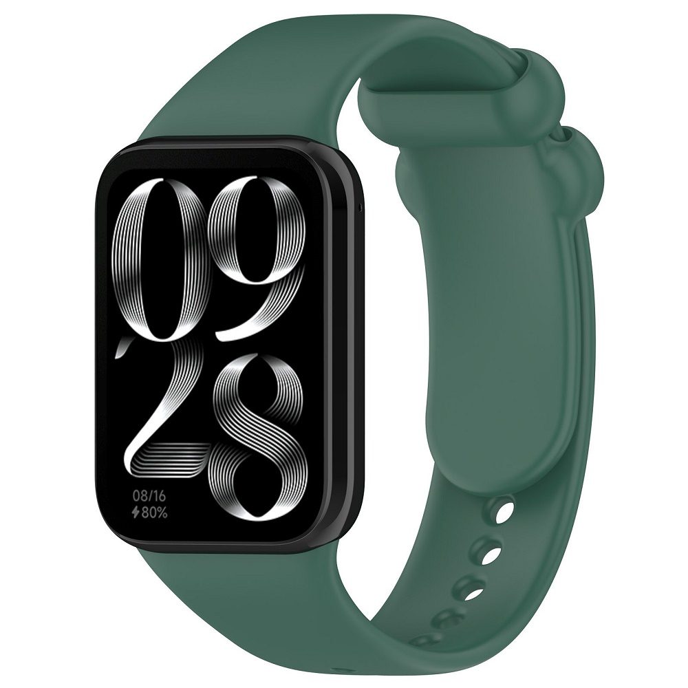 Ремінець силіконовий MRK для Mi Band 8 Pro/Xiaomi Redmi Watch 4 Pine Green з металевим кріпленням – фото, відгуки, характеристики в інтернет-магазині MoreKitov від продавця: MRK МРК| Купити в Україні: Києві, Харкові, Львові