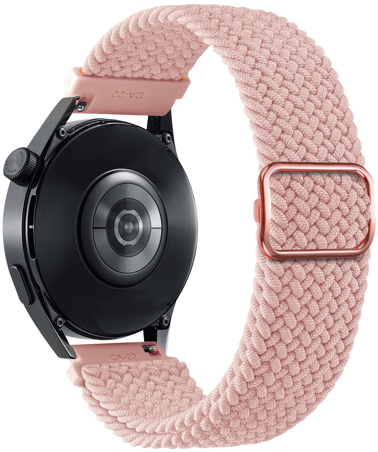 Ремінець тканинний Braided Loop для смарт-годинників Redmi Watch 5 Active / Redmi Watch 5 Lite 22 мм з металевим кріпленням Light Pink