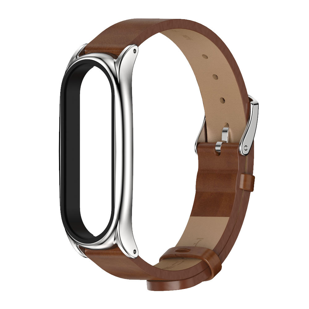 Шкіряний ремінець Mi Jobs для фітнес браслета Xiaomi Mi Band 3 4 5 6 Коричневий + срібло – фото, відгуки, характеристики в інтернет-магазині MoreKitov від продавця: MRK МРК| Купити в Україні: Києві, Харкові, Львові Шкіряний ремінець Mi Jobs для фітнес браслета Xiaomi Mi Band 3 4 5 6 Коричневий + срібло – фото, відгуки, характеристики в інтернет-магазині MoreKitov від продавця: MRK МРК| Купити в Україні: Києві, Харкові, Львові