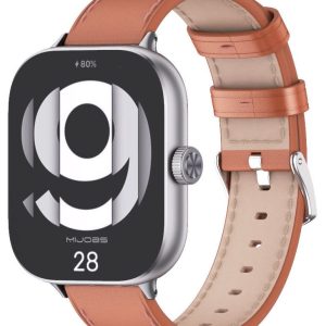 Шкіряний ремінець Mi Jobs з металевим кріпленням для фітнес браслета Mi Smart Band 8 Pro/9Pro/ Xiaomi Redmi Watch 4/5 Light Brown + Silver – фото, відгуки, характеристики в інтернет-магазині MoreKitov від продавця: MRK МРК| Купити в Україні: Києві, Харкові, Львові