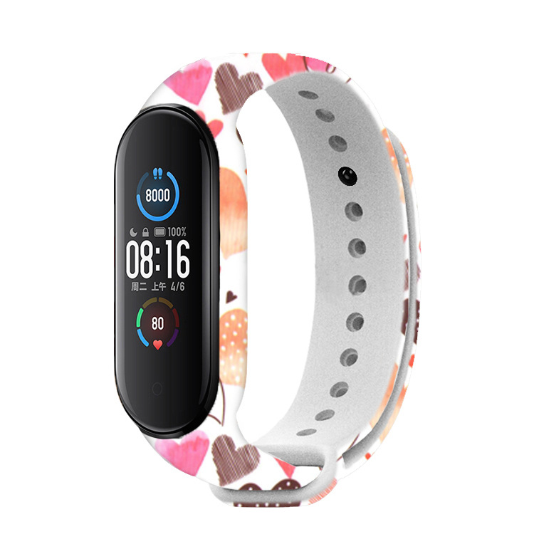 Силіконовий ремінець MRK для фітнес браслета Xiaomi Mi Band 6/5 з малюнком heart (59) – фото, відгуки, характеристики в інтернет-магазині MoreKitov від продавця: MRK МРК| Купити в Україні: Києві, Харкові, Львові