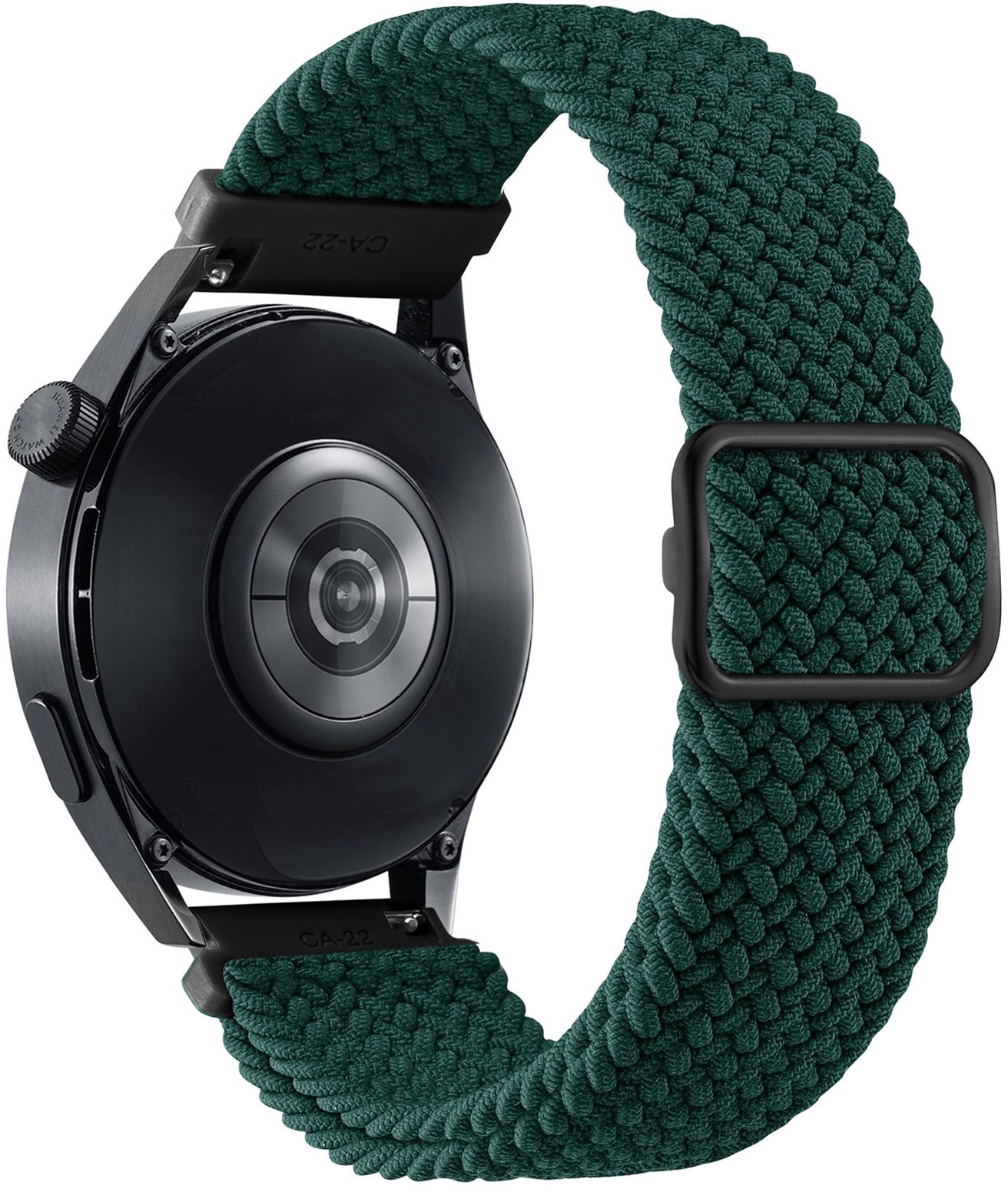 Ремінець тканинний Braided Loop для смарт-годин Redmi Watch 5 Active / Redmi Watch 5 Lite 22 мм з металевим кріпленням Pine Green