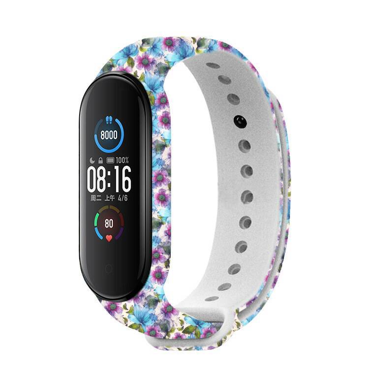 Силіконовий ремінець MRK для фітнес браслета Xiaomi Mi Band 6/5 з малюнком Watercolor flowers (41) – фото, відгуки, характеристики в інтернет-магазині MoreKitov від продавця: MRK МРК| Купити в Україні: Києві, Харкові, Львові