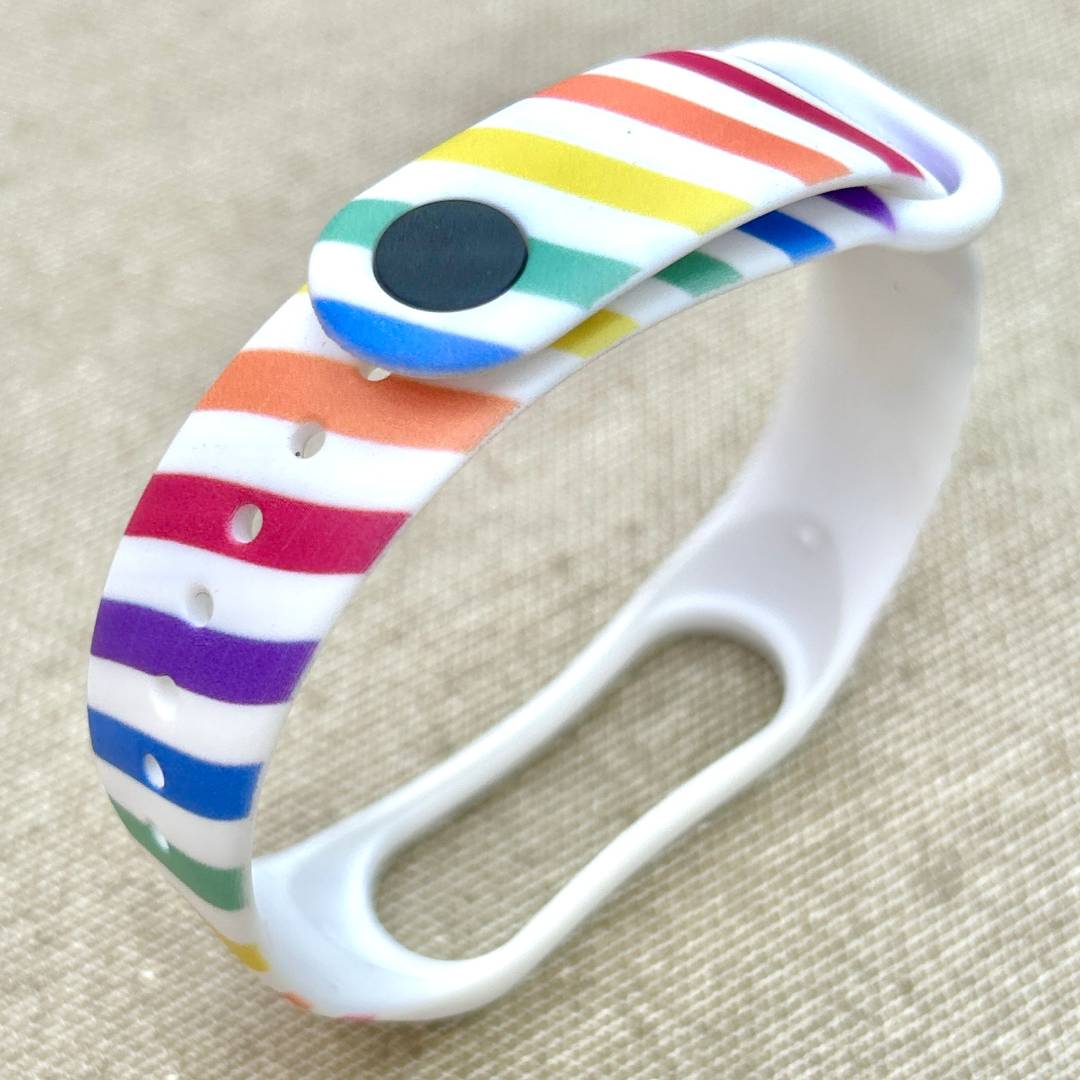 Ремінець силіконовий MRK з дизайнерським принтом Rainbow St для фітнес браслета Xiaomi Mi Band 5/6 з металевою кнопкою Rainbow St – фото, відгуки, характеристики в інтернет-магазині MoreKitov від продавця: MRK МРК| Купити в Україні: Києві, Харкові, Львові 2 Ремінець силіконовий MRK з дизайнерським принтом Rainbow St для фітнес браслета Xiaomi Mi Band 5/6 з металевою кнопкою Rainbow St – фото, відгуки, характеристики в інтернет-магазині MoreKitov від продавця: MRK МРК| Купити в Україні: Києві, Харкові, Львові 2