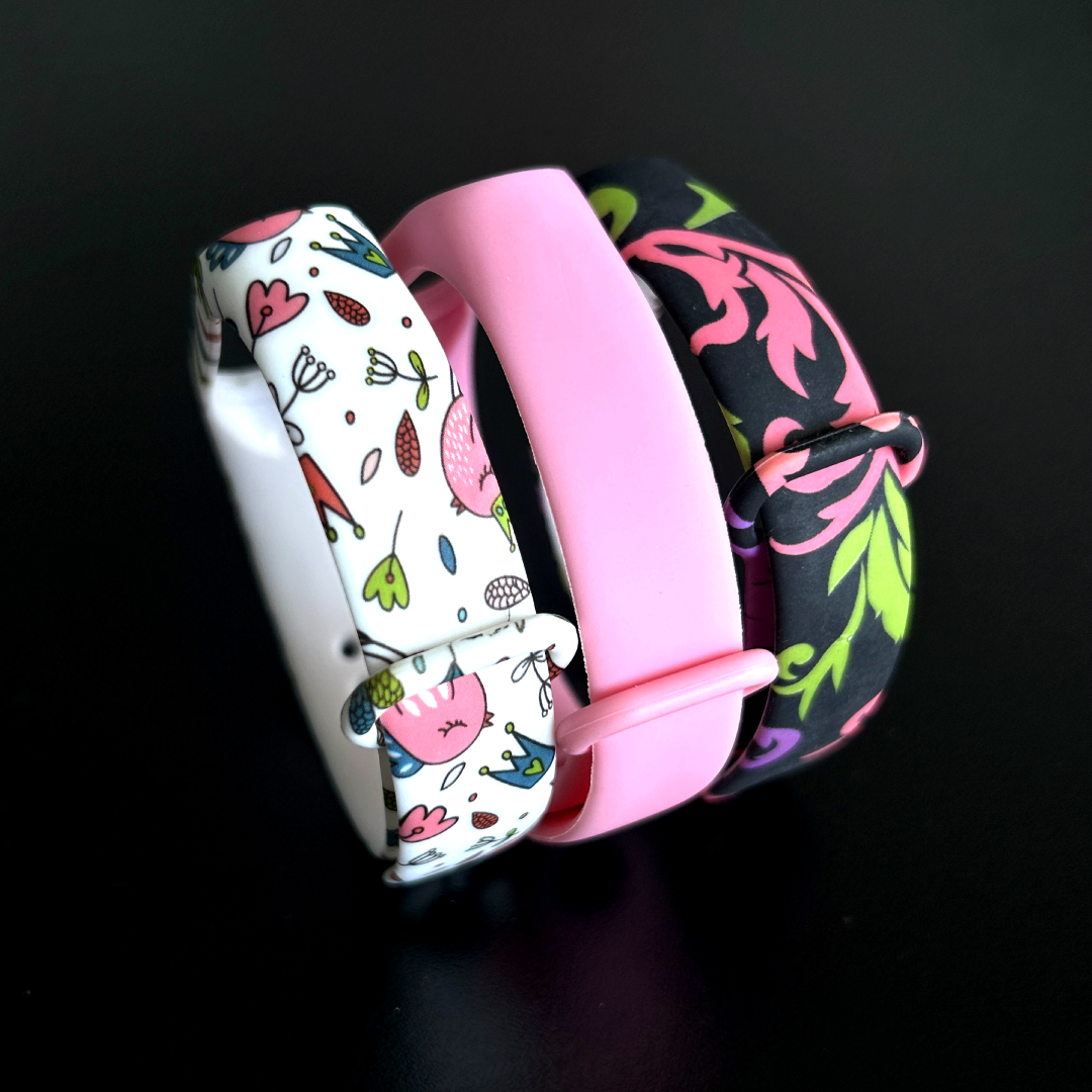 Комплект силіконових ремінців MRK для фітнес браслета Xiaomi Mi Band 5/6/7 Pink Sparkle – фото, відгуки, характеристики в інтернет-магазині MoreKitov від продавця: MRK МРК| Купити в Україні: Києві, Харкові, Львові Комплект силіконових ремінців MRK для фітнес браслета Xiaomi Mi Band 5/6/7 Pink Sparkle – фото, відгуки, характеристики в інтернет-магазині MoreKitov від продавця: MRK МРК| Купити в Україні: Києві, Харкові, Львові