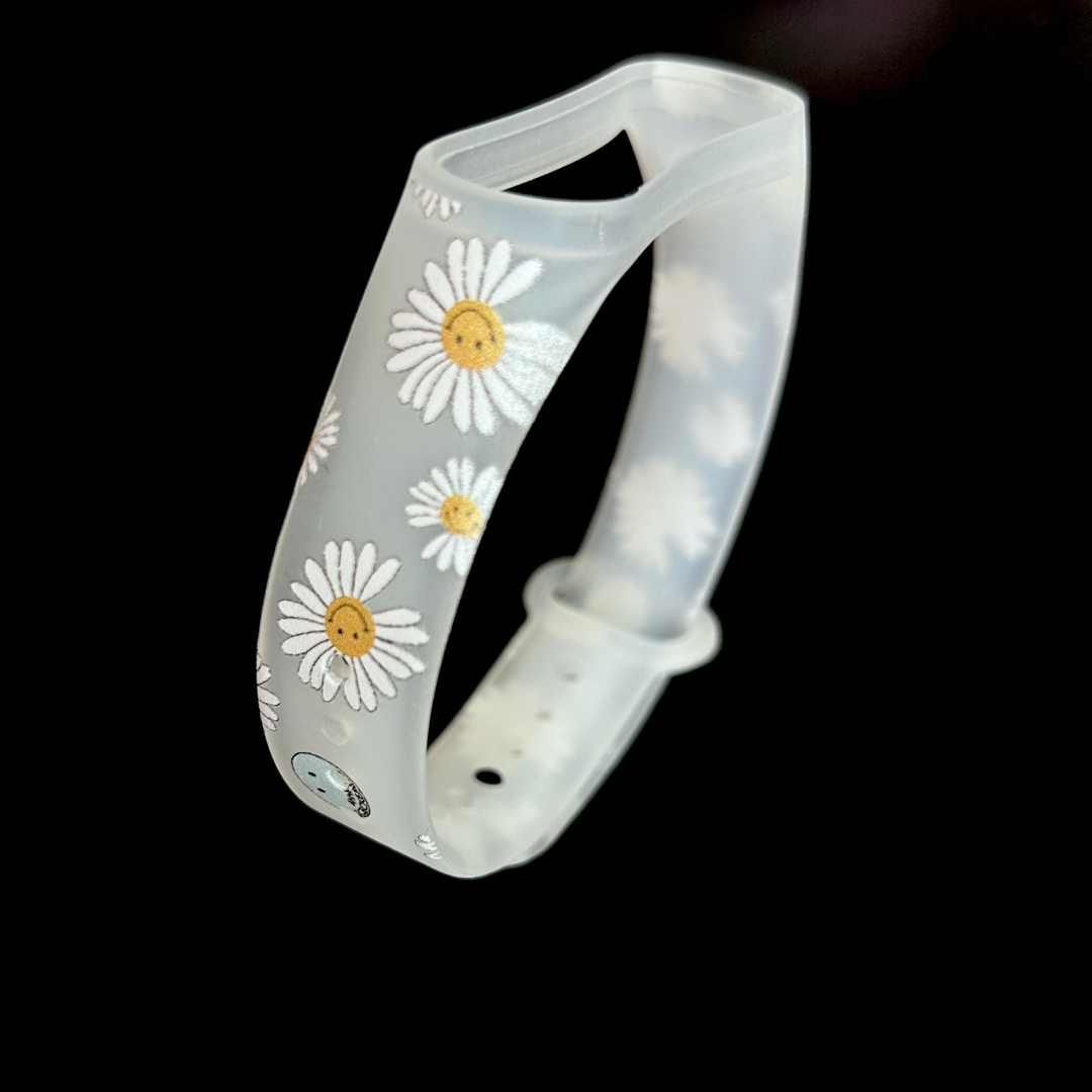 Силіконовий прозорий матовий ремінець MRK для фітнес браслета Xiaomi Mi Band 5/6/7 (49) Matt Camomile 2 Силіконовий прозорий матовий ремінець MRK для фітнес браслета Xiaomi Mi Band 5/6/7 (49) Matt Camomile 2