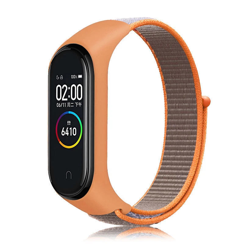 Ремінець нейлоновий MRK для фітнес браслета Xiaomi Mi Band 6/5/4/3 Помаранчевий з сірим – фото, відгуки, характеристики в інтернет-магазині MoreKitov від продавця: MRK МРК| Купити в Україні: Києві, Харкові, Львові