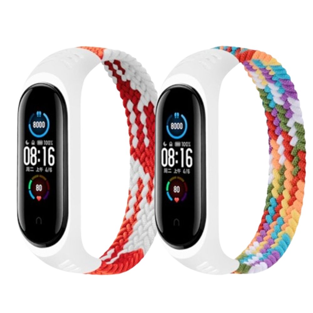 Комплект тканинних ремінців Braided Mono Loop MRK для фітнес браслета Xiaomi Mi Band 3/4/5/6/7, розмір S (150мм) White, Red and Multicolor (два ремінці) – фото, відгуки, характеристики в інтернет-магазині MoreKitov від продавця: MRK МРК| Купити в Україні: Києві, Харкові, Львові Комплект тканинних ремінців Braided Mono Loop MRK для фітнес браслета Xiaomi Mi Band 3/4/5/6/7, розмір S (150мм) White, Red and Multicolor (два ремінці) – фото, відгуки, характеристики в інтернет-магазині MoreKitov від продавця: MRK МРК| Купити в Україні: Києві, Харкові, Львові