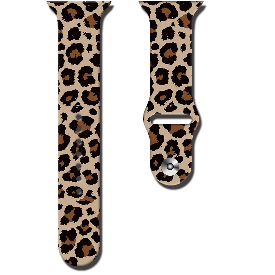 Ремінець силіконовий для Apple Watch 2/3/4/4/5/6/7/8/9/9/SE, 42/44/45мм Leopard Brown – фото, відгуки, характеристики в інтернет-магазині MoreKitov від продавця: MRK МРК| Купити в Україні: Києві, Харкові, Львові