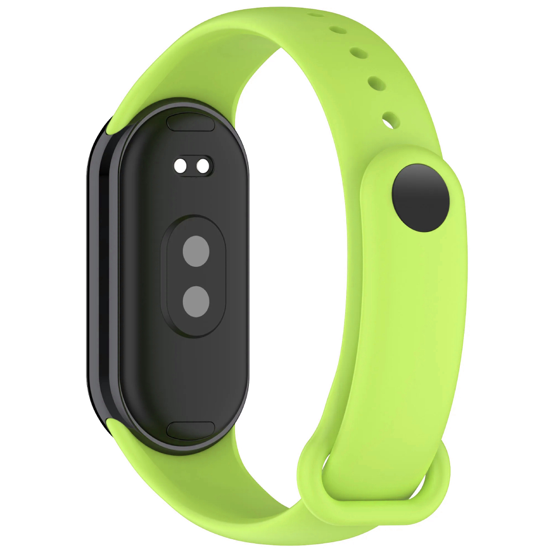 Силіконовий ремінець MRK для фітнес браслета Xiaomi Mi Band 8/9 Зелений