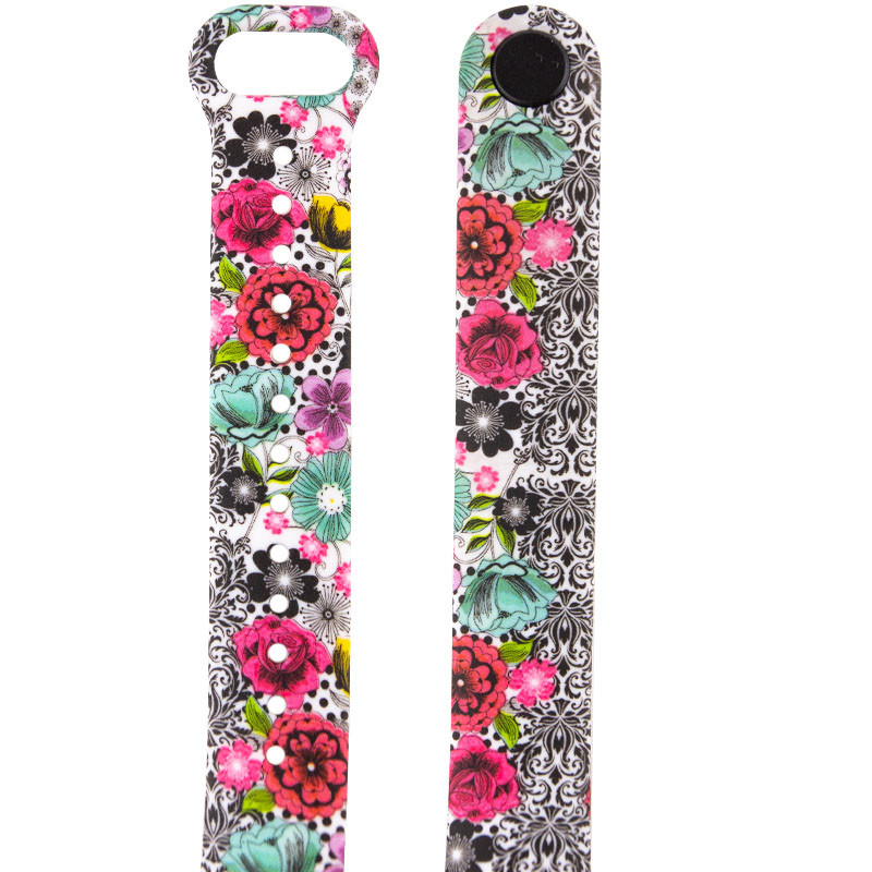 Силіконовий ремінець MRK для фітнесу браслета Xiaomi Mi Band 4/3 з малюнком Flowers (265) з металевою кнопкою – фото, відгуки, характеристики в інтернет-магазині MoreKitov від продавця: MRK МРК| Купити в Україні: Києві, Харкові, Львові 3 Силіконовий ремінець MRK для фітнесу браслета Xiaomi Mi Band 4/3 з малюнком Flowers (265) з металевою кнопкою – фото, відгуки, характеристики в інтернет-магазині MoreKitov від продавця: MRK МРК| Купити в Україні: Києві, Харкові, Львові 3