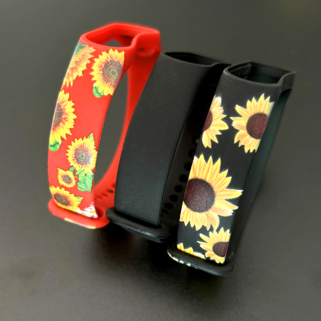 Комплект силіконових ремінців MRK для фітнес браслета Xiaomi Mi Band 5/6/7 Sunflowers – фото, відгуки, характеристики в інтернет-магазині MoreKitov від продавця: MRK МРК| Купити в Україні: Києві, Харкові, Львові Комплект силіконових ремінців MRK для фітнес браслета Xiaomi Mi Band 5/6/7 Sunflowers – фото, відгуки, характеристики в інтернет-магазині MoreKitov від продавця: MRK МРК| Купити в Україні: Києві, Харкові, Львові