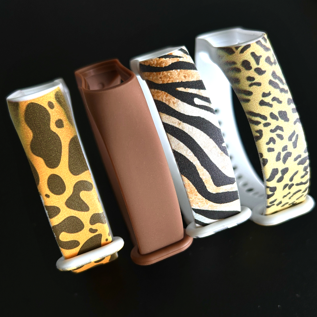 Комплект силіконових ремінців MRK для фітнес браслета Xiaomi Mi Band 3/4 Leo Safari – фото, відгуки, характеристики в інтернет-магазині MoreKitov від продавця: MRK МРК| Купити в Україні: Києві, Харкові, Львові