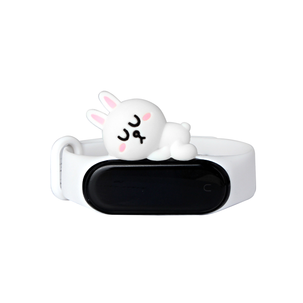 Силіконовий ремінець MRK для фітнес браслета Xiaomi Mi Band 4/3 Зайчик Білий – фото, відгуки, характеристики в інтернет-магазині MoreKitov від продавця: MRK МРК| Купити в Україні: Києві, Харкові, Львові