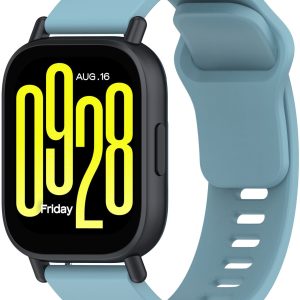 Ремінець силіконовий MRK для смарт-годин Redmi Watch 5 Active / Redmi Watch 5 Lite 22 мм з металевим кріпленням Light Blue – фото, відгуки, характеристики в інтернет-магазині MoreKitov від продавця: MRK МРК| Купити в Україні: Києві, Харкові, Львові