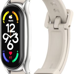 Ремінець силіконовий з металевою капсулою Mi Jobs Premium Comfort (S) для фітнес браслета Xiaomi Mi Band 3 4 5 6 Milk and Silver – фото, відгуки, характеристики в інтернет-магазині MoreKitov від продавця: MRK МРК| Купити в Україні: Києві, Харкові, Львові Ремінець силіконовий з металевою капсулою Mi Jobs Premium Comfort (S) для фітнес браслета Xiaomi Mi Band 3 4 5 6 Milk and Silver – фото, відгуки, характеристики в інтернет-магазині MoreKitov від продавця: MRK МРК| Купити в Україні: Києві, Харкові, Львові