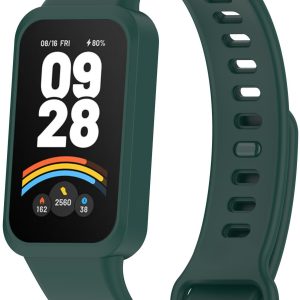 Ремінець силіконовий MRK для фітнес браслета Mi Smart Band 9 Active Forest Green (22) – фото, відгуки, характеристики в інтернет-магазині MoreKitov від продавця: MRK МРК| Купити в Україні: Києві, Харкові, Львові