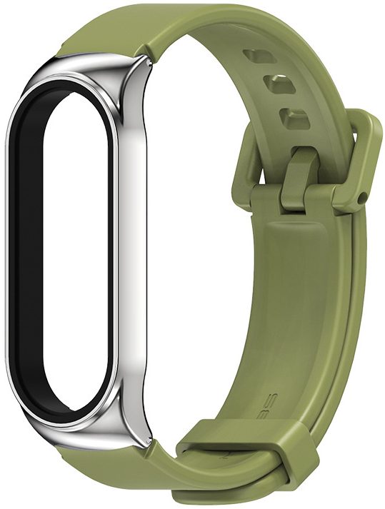 Силіконовий ремінець з металевою капсулою Mi Jobs Premium Comfort для фітнес браслета Xiaomi Mi Band 3 4 5 6